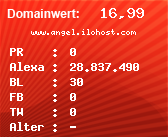 Domainbewertung - Domain www.angel.ilohost.com bei Domainwert24.net