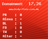 Domainbewertung - Domain www.body-flair.com.de bei Domainwert24.net