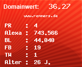 Domainbewertung - Domain www.remmers.de bei Domainwert24.net