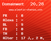 Domainbewertung - Domain www.elastic-chemie.com bei Domainwert24.net