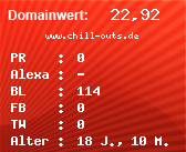 Domainbewertung - Domain www.chill-outs.de bei Domainwert24.net