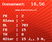 Domainbewertung - Domain www.besicom.nl bei Domainwert24.net