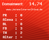 Domainbewertung - Domain www.jacqueline-nolting.de bei Domainwert24.net