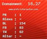 Domainbewertung - Domain www.patrickpiecha.com bei Domainwert24.net