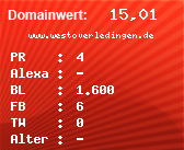 Domainbewertung - Domain www.westoverledingen.de bei Domainwert24.net