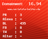 Domainbewertung - Domain www.verletzte-helfer.de bei Domainwert24.net