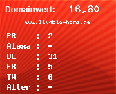 Domainbewertung - Domain www.livable-home.de bei Domainwert24.net