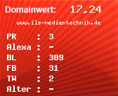 Domainbewertung - Domain www.ils-medientechnik.de bei Domainwert24.net