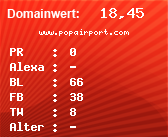 Domainbewertung - Domain www.popairport.com bei Domainwert24.net