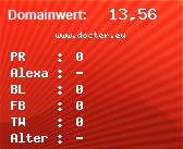 Domainbewertung - Domain www.docter.eu bei Domainwert24.net