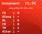 Domainbewertung - Domain www.scheris-inn.com bei Domainwert24.net