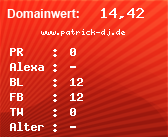 Domainbewertung - Domain www.patrick-dj.de bei Domainwert24.net