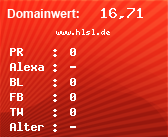 Domainbewertung - Domain www.hlsl.de bei Domainwert24.net