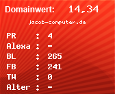 Domainbewertung - Domain jacob-computer.de bei Domainwert24.net