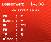Domainbewertung - Domain www.schmitt-dau.de bei Domainwert24.net