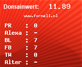 Domainbewertung - Domain www.formel1.nl bei Domainwert24.net