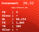 Domainbewertung - Domain www.redcoon.de bei Domainwert24.net