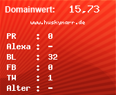 Domainbewertung - Domain www.huskynarr.de bei Domainwert24.net