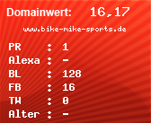 Domainbewertung - Domain www.bike-mike-sports.de bei Domainwert24.net