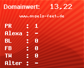 Domainbewertung - Domain www.angels-feet.de bei Domainwert24.net