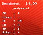 Domainbewertung - Domain www.tuxone.ch bei Domainwert24.net