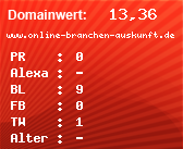 Domainbewertung - Domain www.online-branchen-auskunft.de bei Domainwert24.net