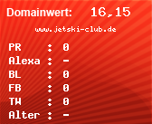 Domainbewertung - Domain www.jetski-club.de bei Domainwert24.net