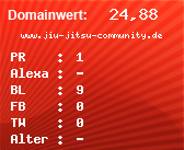 Domainbewertung - Domain www.jiu-jitsu-community.de bei Domainwert24.net