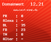 Domainbewertung - Domain www.next-samp.de bei Domainwert24.net