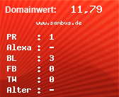 Domainbewertung - Domain www.sambus.de bei Domainwert24.net