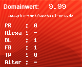 Domainbewertung - Domain www.pkv-tarifwechsel-nrw.de bei Domainwert24.net
