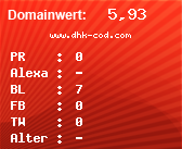 Domainbewertung - Domain www.dhk-cod.com bei Domainwert24.net