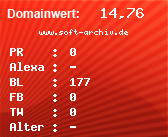 Domainbewertung - Domain www.soft-archiv.de bei Domainwert24.net