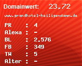 Domainbewertung - Domain www.grandhotel-heiligendamm.de bei Domainwert24.net