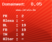 Domainbewertung - Domain www.jarwin.de bei Domainwert24.net