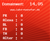 Domainbewertung - Domain www.iwka-muenster.de bei Domainwert24.net