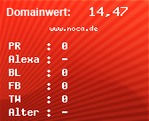 Domainbewertung - Domain www.noca.de bei Domainwert24.net