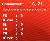 Domainbewertung - Domain www.brandenburg-sehenswert.de bei Domainwert24.net