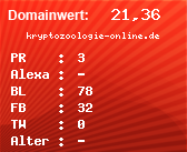 Domainbewertung - Domain kryptozoologie-online.de bei Domainwert24.net