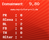 Domainbewertung - Domain www.myvictory-rl.de bei Domainwert24.net