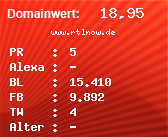 Domainbewertung - Domain www.rtlnow.de bei Domainwert24.net
