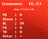 Domainbewertung - Domain www.citylan.de bei Domainwert24.net