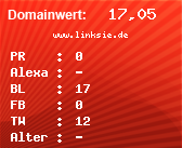 Domainbewertung - Domain www.linksie.de bei Domainwert24.net