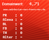 Domainbewertung - Domain www.webdesign-seo-hannover.de bei Domainwert24.net