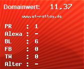 Domainbewertung - Domain www.et-rattay.de bei Domainwert24.net