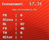Domainbewertung - Domain www.atrecmusic.de bei Domainwert24.net