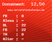 Domainbewertung - Domain www.vernetzteszuhause.de bei Domainwert24.net