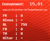 Domainbewertung - Domain www.polnischer-pflegedienst.eu bei Domainwert24.net