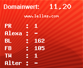 Domainbewertung - Domain www.lellas.com bei Domainwert24.net