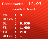 Domainbewertung - Domain www.diziizle.net bei Domainwert24.net